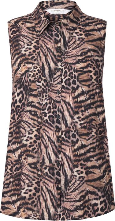 Produktbild Angel of Style Bluse, ärmellose A-Linie, Animalmuster (54)