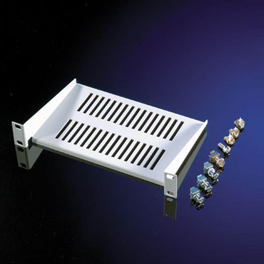 Schroff 10"-Gerätetraeger 1 HE 220 x 150 mm - Rack-Zubehör, Serverschrank Zubehör, Grau
