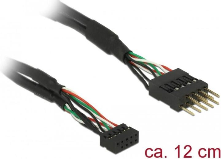 Actual product image Delock USB Pinheader Adapter internal, 12cm (0.12 m, Industrial cables)