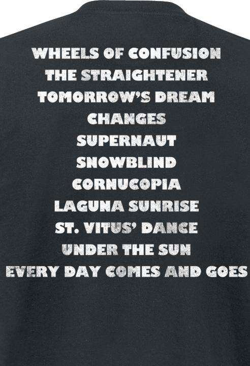 Produktbild Black Sabbath Vol. 4 Tracklist (L)