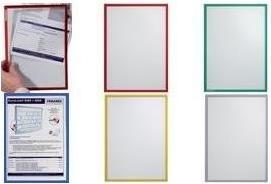 Produktbild Franken Sichttasche FRAME IT X-tra!Line, DIN A4, grün selbstklebend, Dokumentenhalter, transparent, Hartfoli (A4, 1 x)
