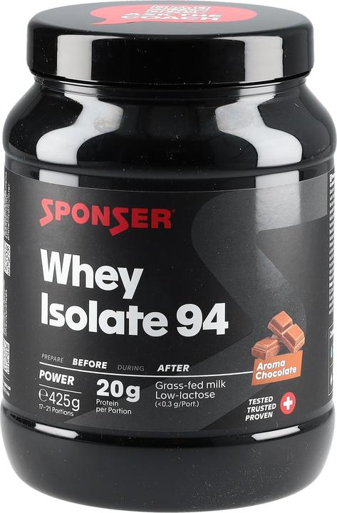 Sponser Protéine de lactosérum 94 (425 g, 1x, Chocolat)