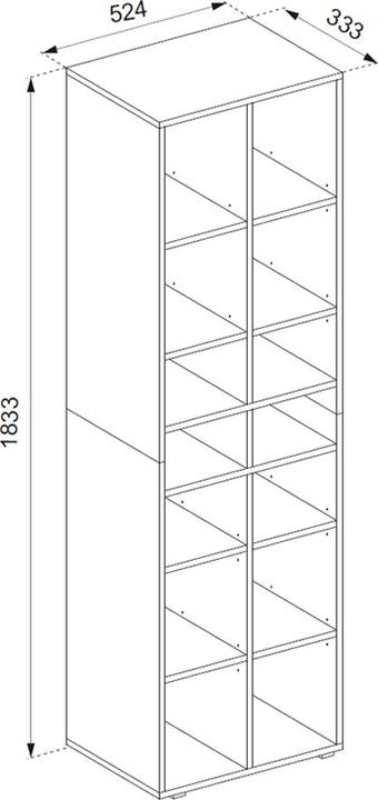Immagine prodotto Vicco Paris (52 x 183 x 33 cm)