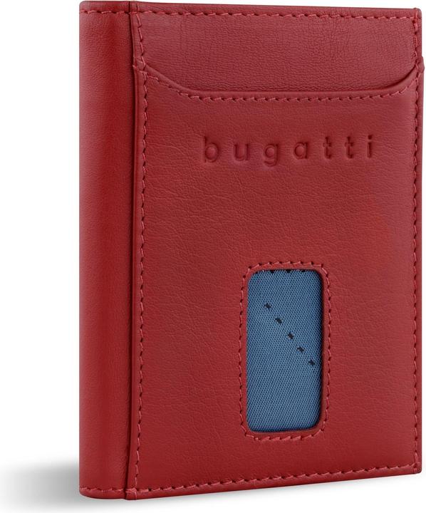 Actual product image Bugatti Secure Slim - RFID credit card holder with Viennese coin pocket