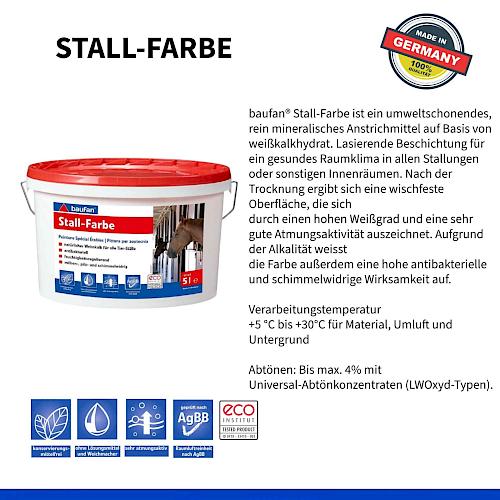 Actual product image Baufan Stable colour (White, 5 l)