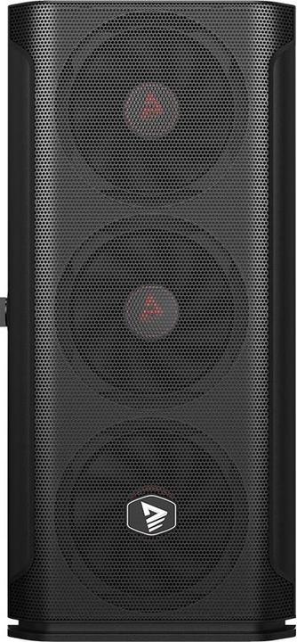 Actual product image Savio SHADOW X2 computer case Midi Tower Black (ATX, ITX, mATX)