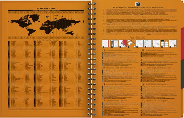 Image du produit Oxford Bloc-notes Filingbook (A4+, À rayures, Couverture rigide)