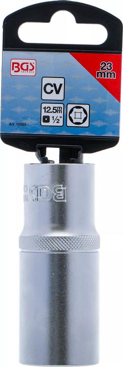 Image du produit BGS Douille pour clé, six pans, longue | 12,5 mm (1/2") | 23 mm (23 mm)