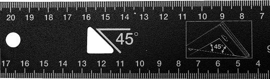 Actual product image Bahco Precision angle with steel blade 300 mm