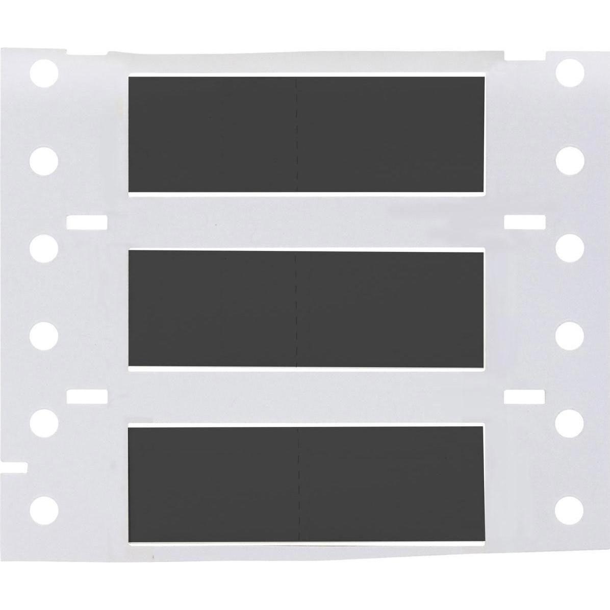 Brady, Etiketten, HX-250-2-BK-2, B-7642, Heatex Schrumpfschlauch 2:1, Schwarz, 24,99 x 11,3mm, für Kabeldurchm