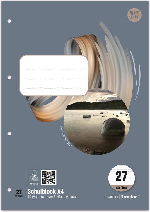 Produktbild Ursus Schulblock (A4, Liniert, Weicher Einband)