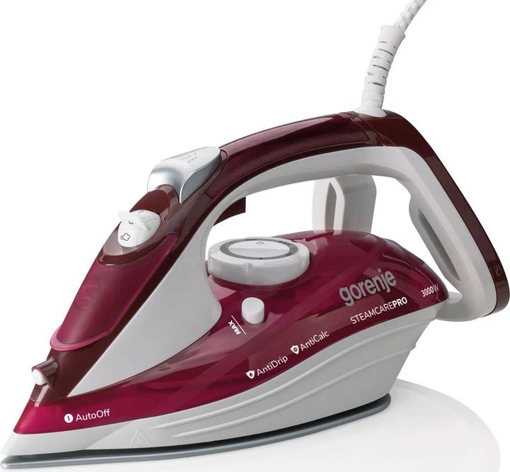 Gorenje SIH3000RBC Bügeleisen Dampfbügeleisen Keramik-Bügelsohle (105 g/min)