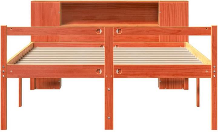 Image du produit vidaXL Bett mit Regal (140 x 190 cm)