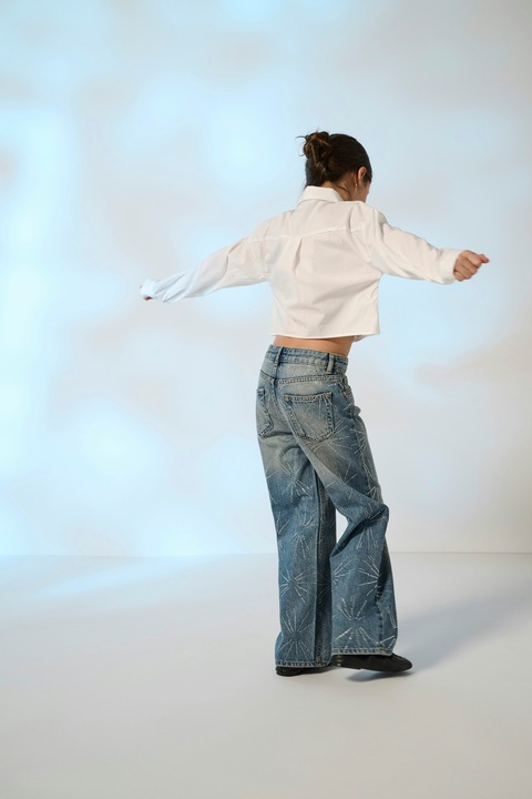 Produktbild Only KOGHOPE Weiter Beinschnitt Jeans Jeans mit weitem Bein (164)