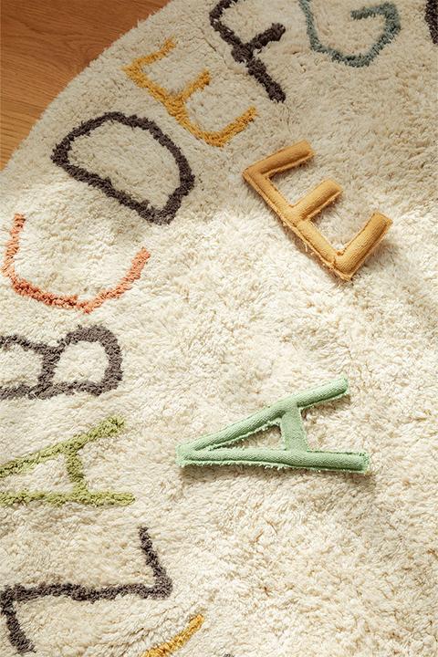 Produktbild Lorena Canals Waschbarer Teppich ABC Color And Letter (Rund)