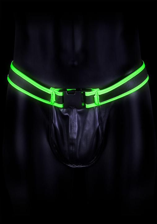 Produktbild Ouch! Buckle Jock Strap - Glow in the Dark (L)