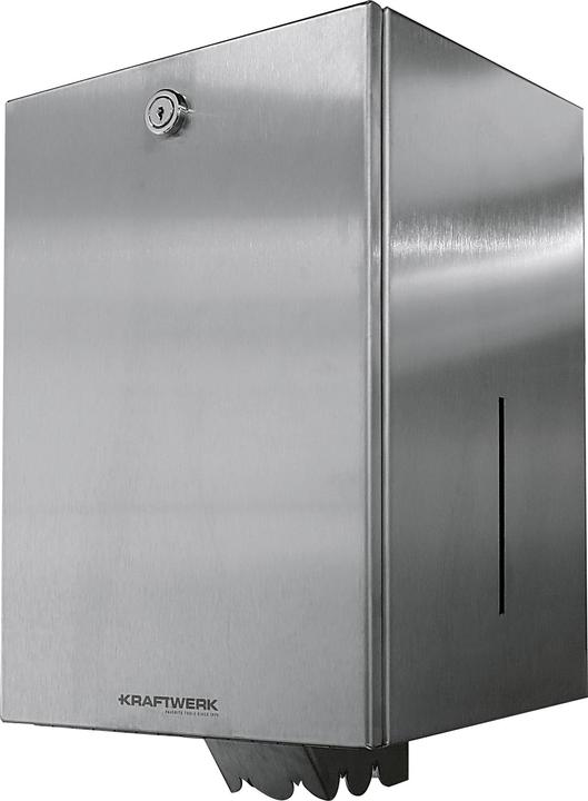Immagine prodotto Kraftwerk Scatola di carta in rotolo per montaggio a parete in acciaio inossidabile (1 x)