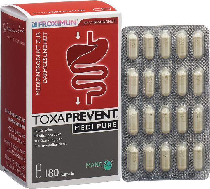 Produktbild Froximun Toxaprevent Medi Pure (180 Stück, Kapseln, 142 g)