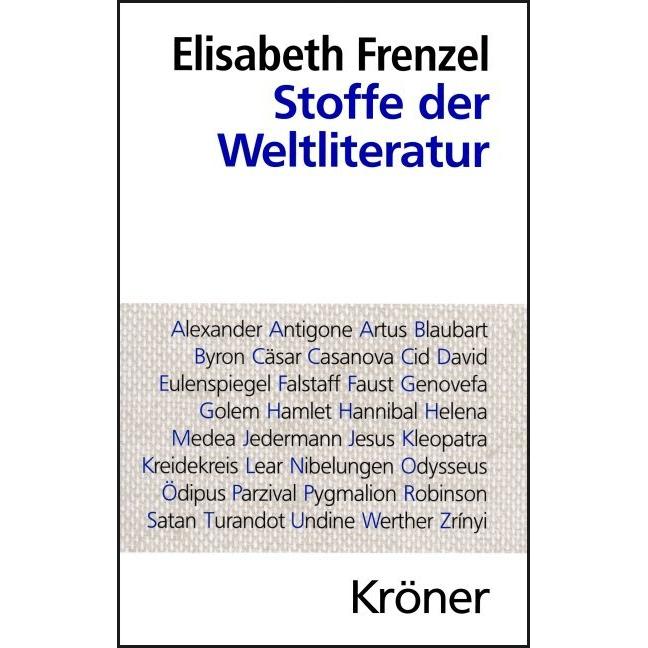 Stoffe der Weltliteratur, Sachbücher von Elisabeth Frenzel