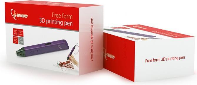 Actual product image Gembird 3D printing pen for ABS/PLA filament. OLED screen (Pen)