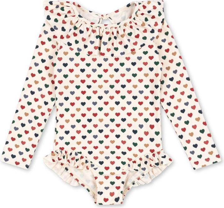 Image du produit Konges Slojd Manuca LangarmBadeanzug Coeur Coloré (92)