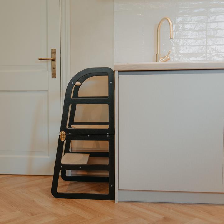 Actual product image Leg&go Transformable Kitchen Tower, Black (40 x 45 x 90 cm)