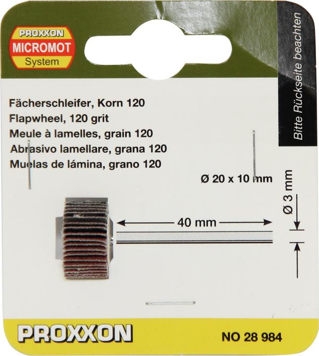 Actual product image Proxxon Flap disc K120 20.0 mm (120)