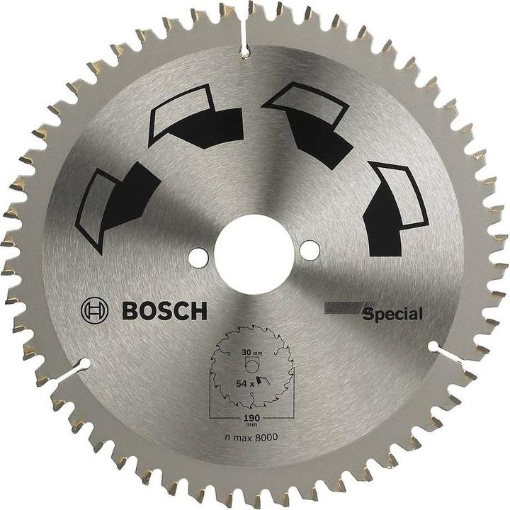 Produktbild Bosch Zubehör Kreissägeblatt SPECIAL D= 250 mm Bohrung= 30 mm Z= 80