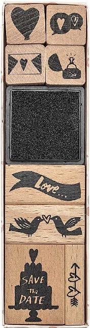 Image du produit Rico Design Set de tampons, Save The Date.99001.77.17