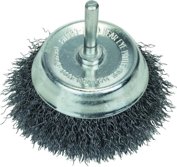 Actual product image Bosch Professional Zubehör PRO Metal clean cup brush, straight shaft, 70 x 0.2 mm (120)