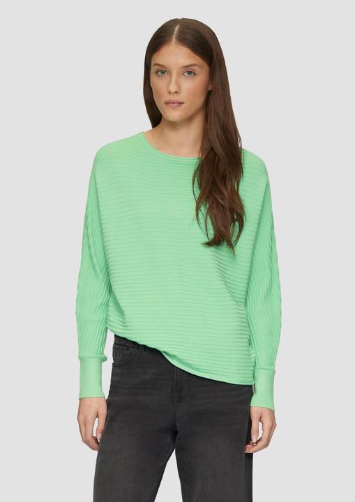 Produktbild S.Oliver Strickpullover Weicher Strickpullover aus Viskosemix mit Fledermausärmeln (48)