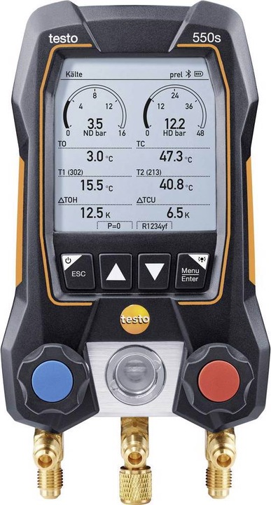 Actual product image Testo Refrigerant Meter 550s s Set