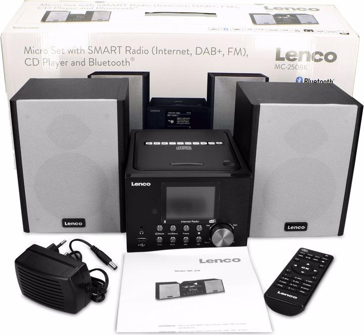 Actual product image Lenco MC-250 (Bluetooth, 1x 12 W)