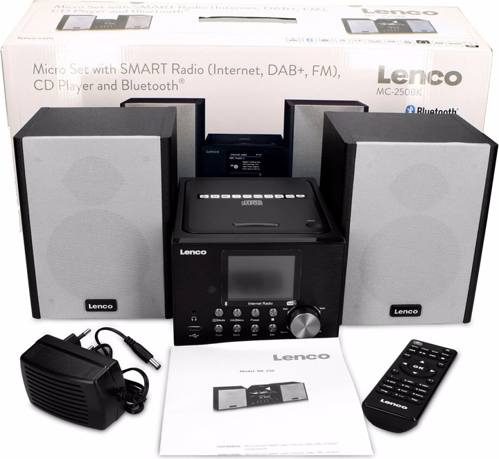 Actual product image Lenco MC-250 (Bluetooth, 1x 12 W)