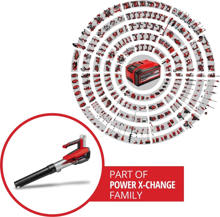 Produktbild Einhell GP-LB 18/200 Li E-Solo PowerX-Change (Akkubetrieb, Laubbläser)
