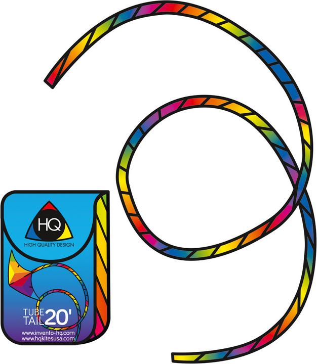 Actual product image Invento Tube Tail Rainbow Spiral 6 m Tube tail, length 6.2 m, Ø 10 cm