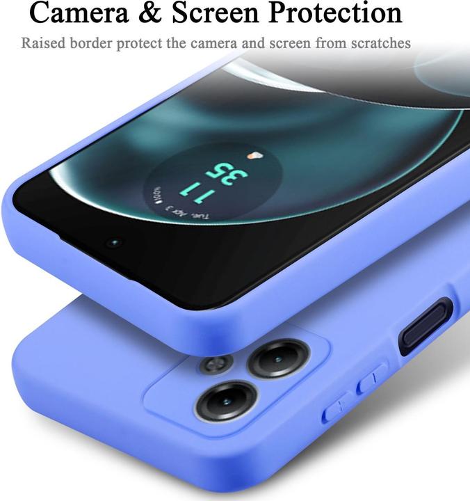 Actual product image Cadorabo Case for Motorola Moto G14 TPU in liquid protection silicone design (Motorola Moto G14)