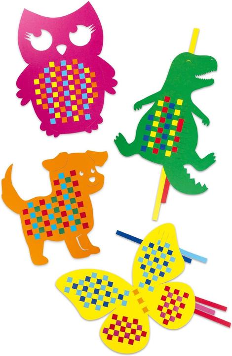 Produktbild Ursus Bastelpapier Flechtpapier A4, 27 Stück, Mehrfarbig (300 g/m², 27x)