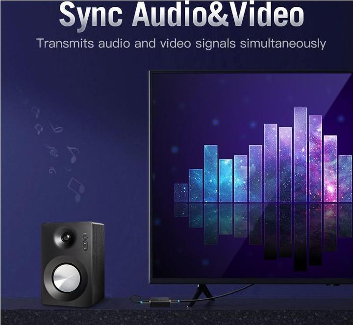 Actual product image Vention HDMI (Type A) - HDMI (Type A) (1 m)