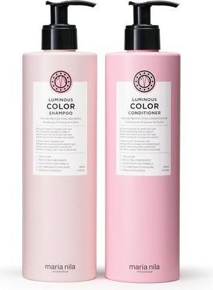 Produktbild Maria Nila Luminous Colour Care Duo (500 ml, Flüssiges Shampoo)