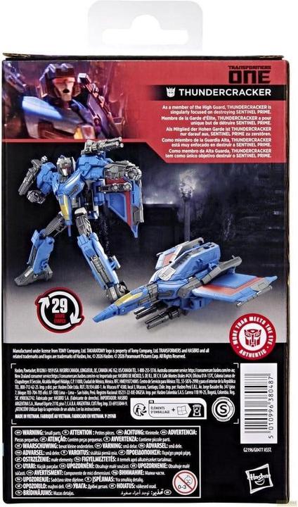 Produktbild Hasbro Transformers: Le Commencement Studio Series Deluxe Class figurine Thundercracker 13 cm