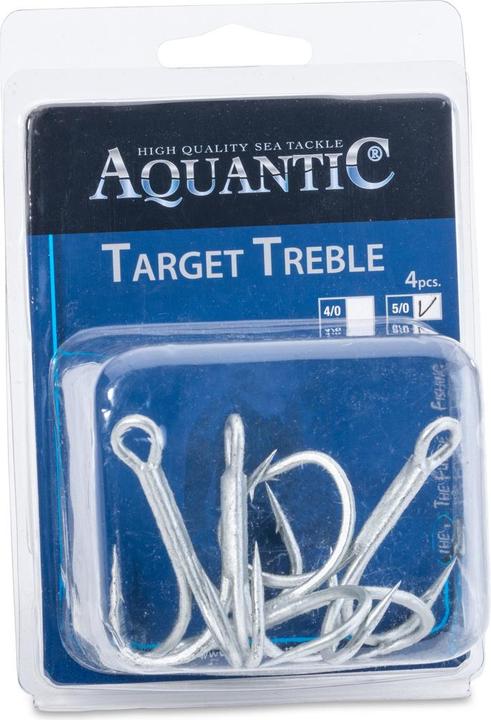 Actual product image Aquantic Target Treble 2/0 (6 Packungen)