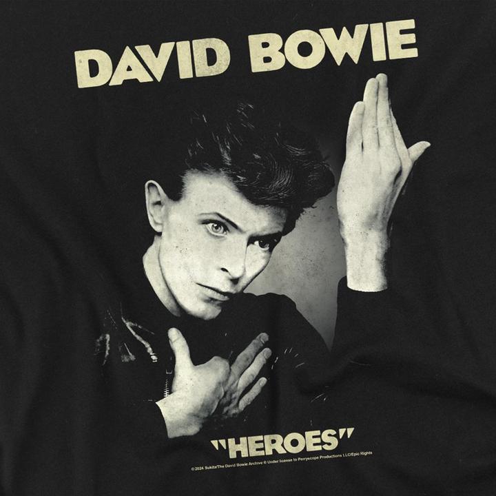 Produktbild David Bowie Heroes TShirt (S)