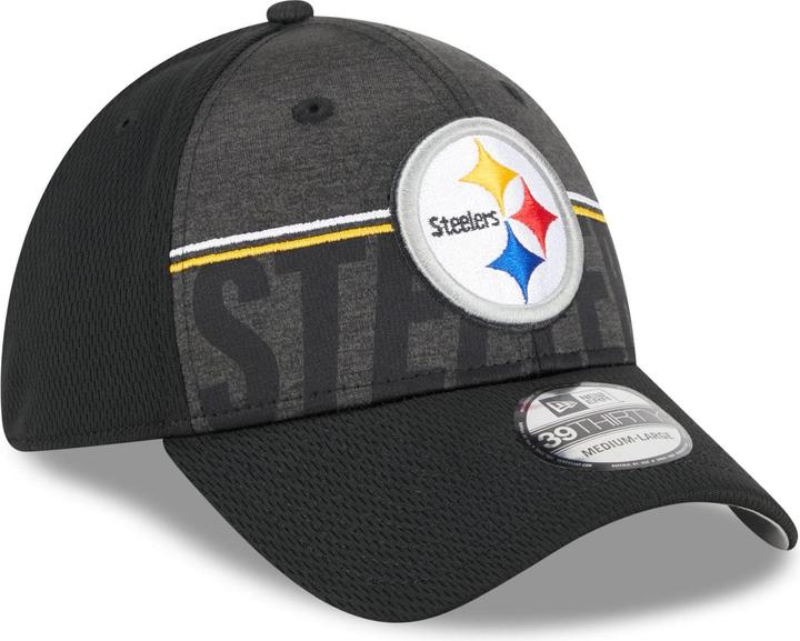 Produktbild New Era 39Thirty Cap - TRAINING 2023 Pittsburgh Steelers - M (M, L)