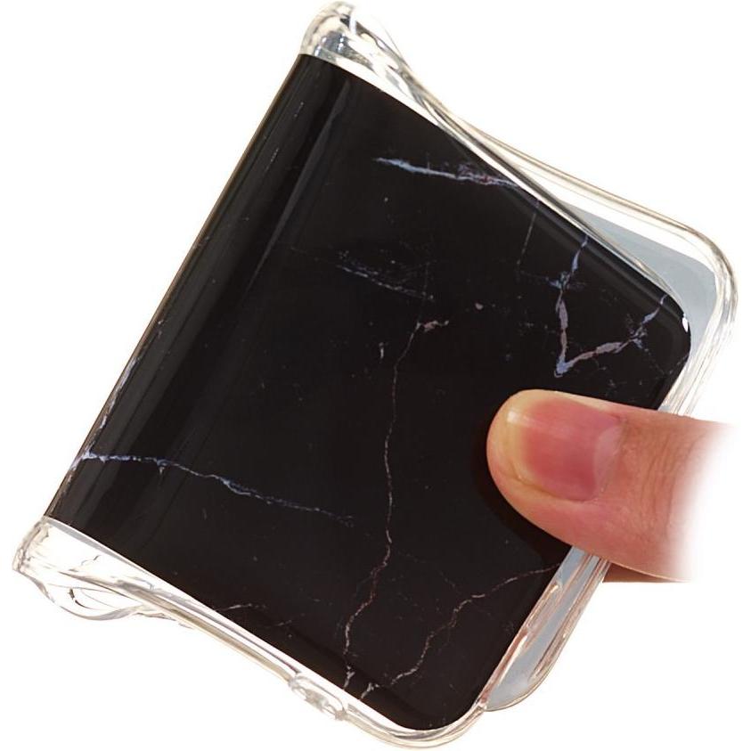 Thumbnail - Cover-Discount Galaxy S22 Ultra - Silikon Gummi Hülle Black Marble (Samsung Galaxy S22 Ultra), Smartphone Hülle, Schwarz