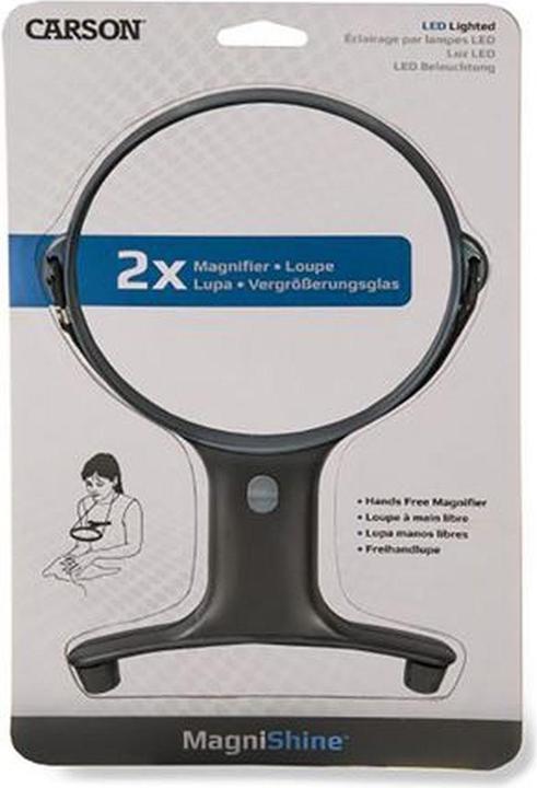 Actual product image Carson Optical HF-66 MagniFree Freehand Magnifier with LED Illumination