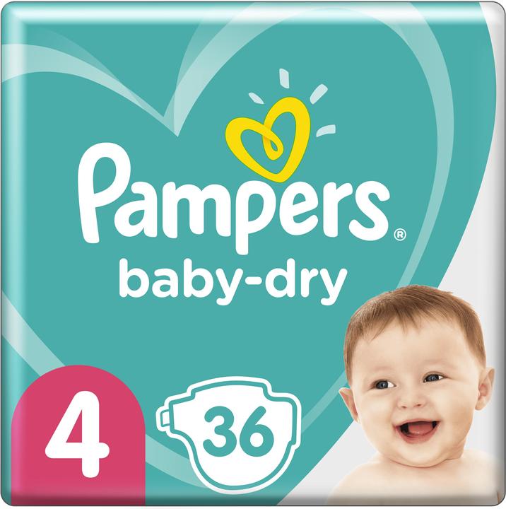Immagine prodotto Pampers Pannolini (Dimensione 4, Pacco trasportabile, 36 Pezzo/i)