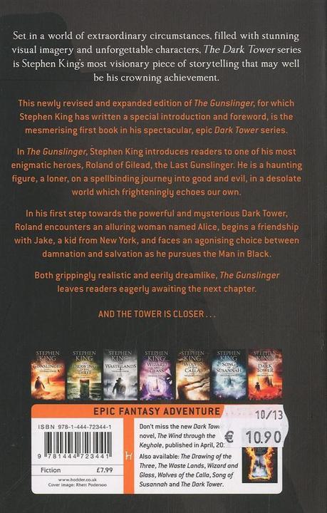 Produktbild Dark Tower I: The Gunslinger (Englisch, Stephen King, 2012)