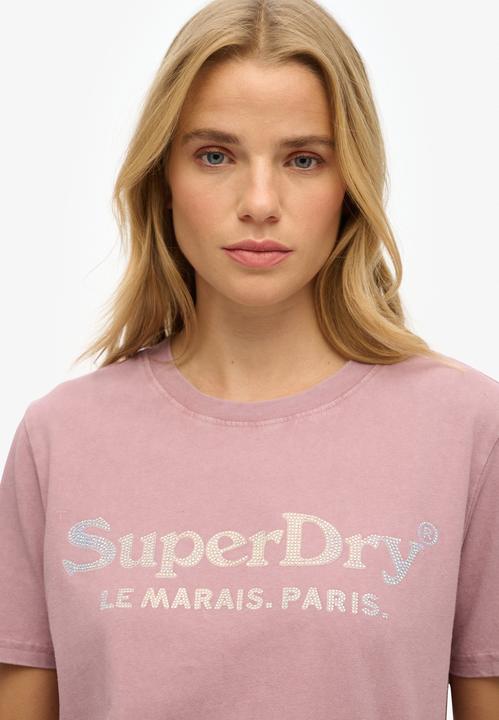 Actual product image Superdry Venue Metallic Relaxed Tee (12XL)