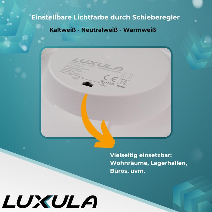 Actual product image Luxula LED CCT recessed panel (1190 lm)